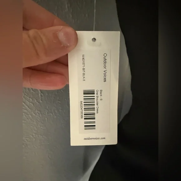 NWT Outdoor Voices One Shoulder Dress - Picture 5 of 8